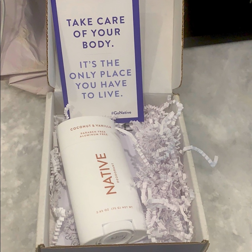 Native solid deodorant Stick